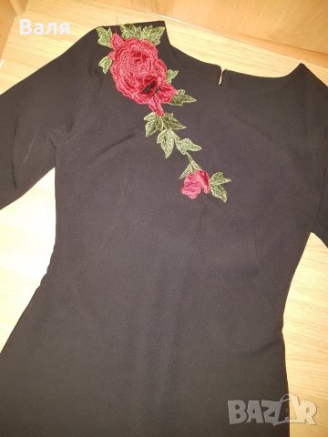 Нова рокля  Fervente  с бродерия роза, снимка 2 - Рокли - 24777522