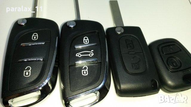 Празни кутийки /заместител/ за дистанционно управление за  PEUGEOТ адаптирам ключòве 