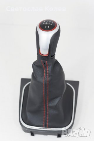 Топка за скоростен лост с маншон VW R-Line Golf 5 6 MK5,MK6, Jetta, EOS, Scirocco, снимка 4 - Аксесоари и консумативи - 23069130