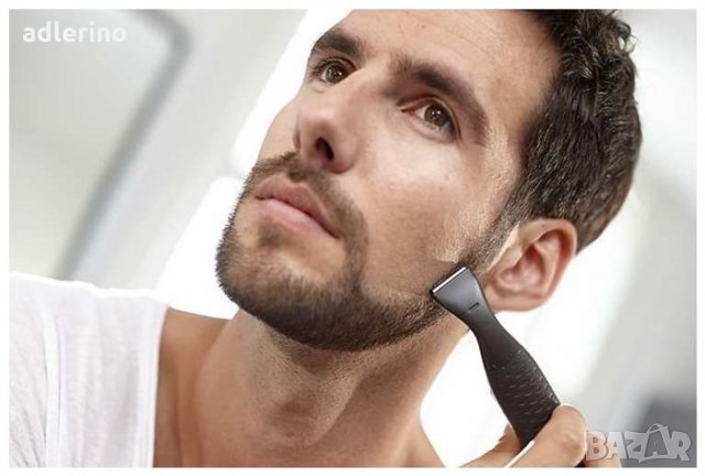  Philips MG1100 мултитример, тример за брада, бакендбарди, мустак, снимка 2 - Мъжка козметика - 25046289