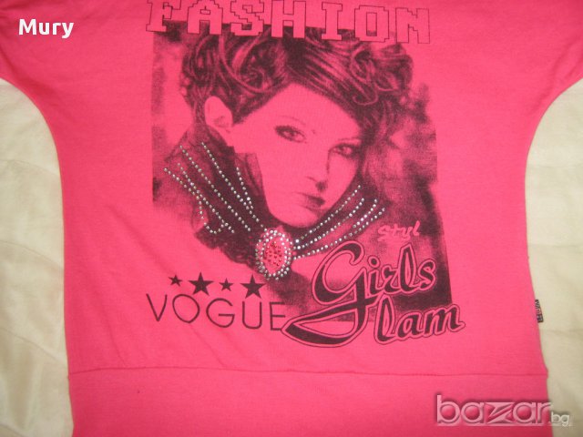 Цикламена тениска, снимка 2 - Тениски - 14083908