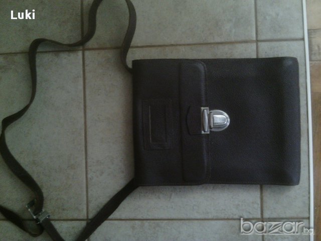 Луксозна ретро чанта от естествена кожа