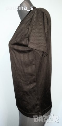 Мъжка маркова спортна блуза "17 & со" / кафява, снимка 3 - Блузи - 25837797