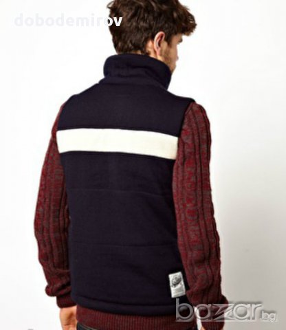 Нов мъжки плетен топъл елек G Star Guard Bodywarmer Knit оригинал, снимка 10 - Якета - 11969103
