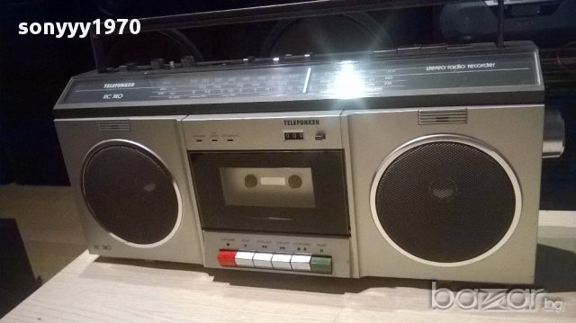 Telefunken rc-740 cassette/radio recorder-внос швеицария, снимка 3 - Радиокасетофони, транзистори - 15280891