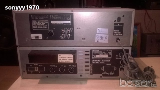 Sharp receiver+sharp deck-made in japan-внос швеицария, снимка 17 - Ресийвъри, усилватели, смесителни пултове - 16320569