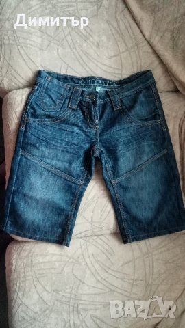 Дамски къси дънки р-р XS, снимка 2 - Къси панталони и бермуди - 25389656