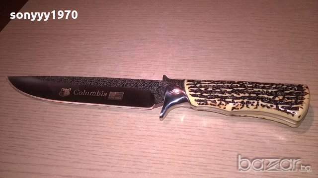 Columbia-31см-масивен и здрав нож за колекция или ползване, снимка 8 - Антикварни и старинни предмети - 17747494