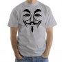 HALLOWEEN! Мъжки тениски ANONYMOUS VOICE ILLUMINATI! Поръчай с твоя снимка!, снимка 4