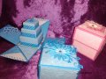 Експлодираща кутия с торта, обувки, подарък за рожден ден, сватба, годеж, кръщене, бебе, прощъпулник, снимка 10