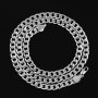 Нов Мъжки ланец, синджир от неръждаема стомана колие верижка плетка панцер 60 см украшение, снимка 3