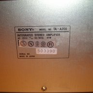 sony ta-a200-stereo amplifier-made in japan-внос швеицария, снимка 12 - Ресийвъри, усилватели, смесителни пултове - 11989618