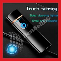 Ветроустойчива електронна запалка на ток плазмена запалка реотан сензор USB Тесла цигари подарък, снимка 2 - Запалки - 24218128