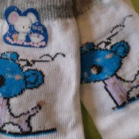 7 чифта детски памучни чорапи - размер 16/22, снимка 4 - Чорапи - 24361272