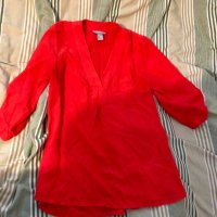 H&M Дамска блуза от шифон, снимка 1 - Блузи с дълъг ръкав и пуловери - 24853705