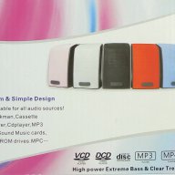  Активни тонколонки с USB - 2 x 3 W - Dx-555, снимка 1 - Тонколони - 9551884
