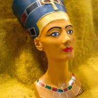 Нефертити. Царица. Египет. Ехнатон. Фараон., снимка 2 - Статуетки - 23532662