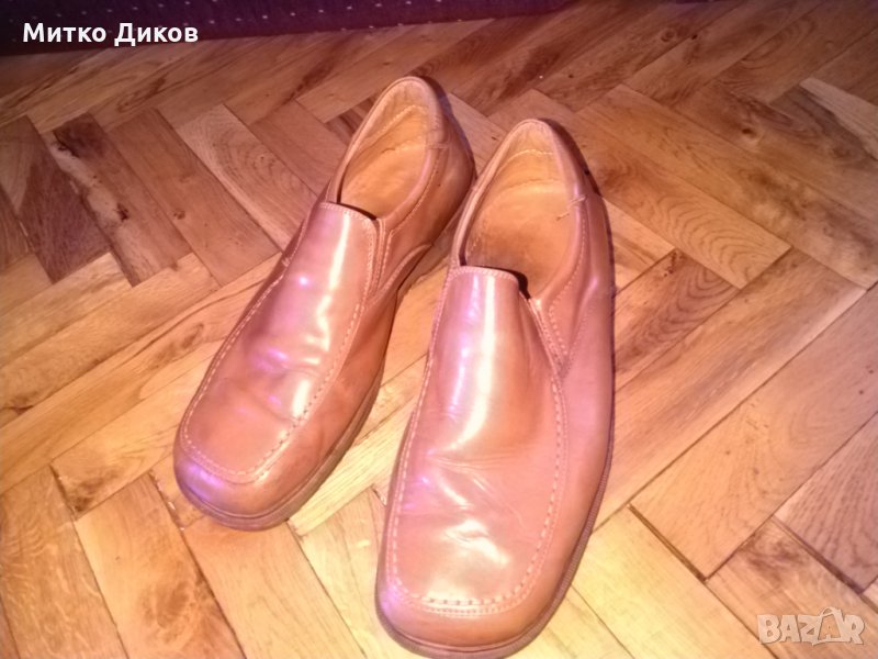 Обувки ZA-№44 естествена кожа подметка вибрам, снимка 1