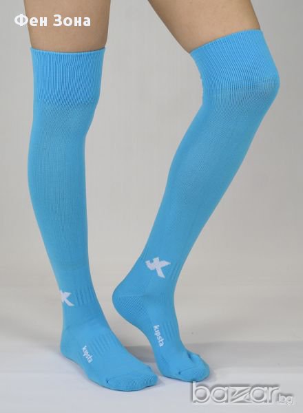 Светло Сини Футболни Чорапи размер 39-41, снимка 1
