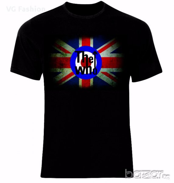 Ху The Who Logo British Flag England United Kingdom UK Тениска Мъжка/Дамска S до 2XL, снимка 1
