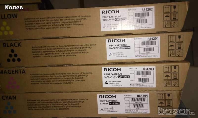 Тонер и тонер касети за Ricoh , снимка 1