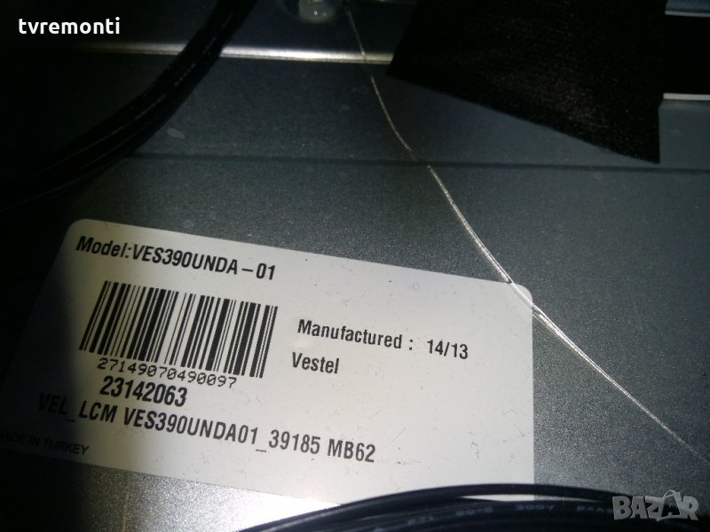 LED DIOD VES390UNDA-01  LED BACKLIGHT DIOD , снимка 1