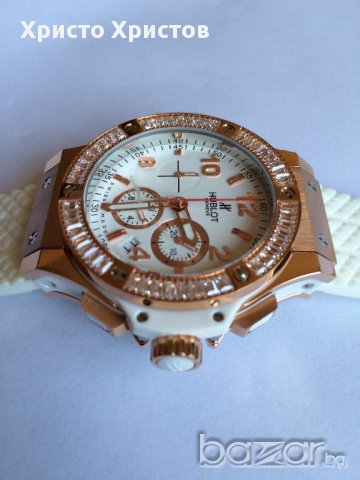 Дамски луксозен часовник HUBLOT клас реплика ААА+, снимка 5 - Дамски - 8412374