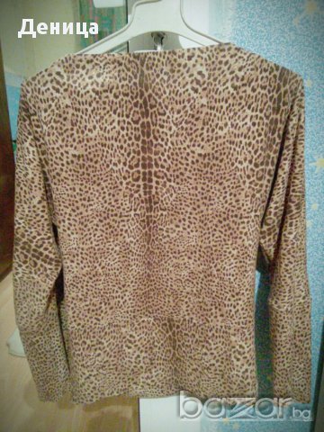 Намалена! Тигрова блуза, снимка 4 - Блузи с дълъг ръкав и пуловери - 17409656