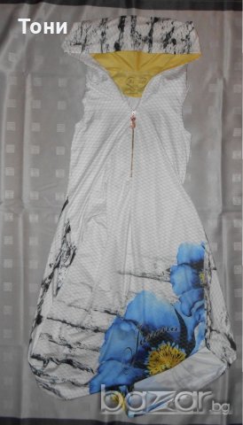 Разчупена рокля на  Junona балон с качулка , снимка 10 - Рокли - 18208637
