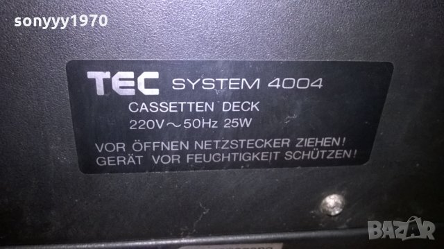 tec system 4004 deck-внос швеицария, снимка 12 - Декове - 24529161
