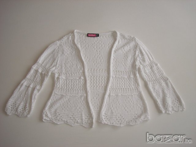 Нежна плетена жилетка за девойка,146 см. , снимка 3 - Детски пуловери и жилетки - 14299624