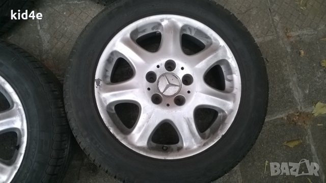 Джанти с гуми за Мерцедес Mercedes Ауди Audi Сеат Шкода Фолксваген 16"/7.5J/5x112mm/66.6mm/ET 46mm, снимка 3 - Гуми и джанти - 23309369