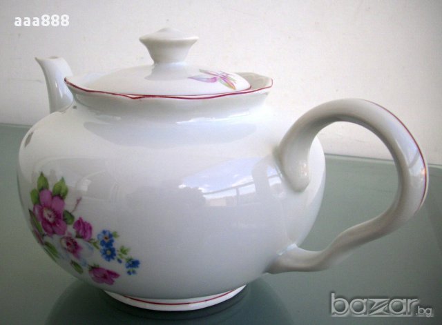 Чайник български порцелан Изида Елин Пелин, снимка 6 - Сервизи - 13380139