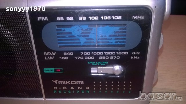 mikomi 3 band receiver-внос швеицария, снимка 10 - Ресийвъри, усилватели, смесителни пултове - 14644251