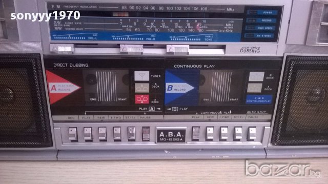 A.b.a mg-898a-stereo cassette recorder-внос швеицария, снимка 9 - Радиокасетофони, транзистори - 12938599