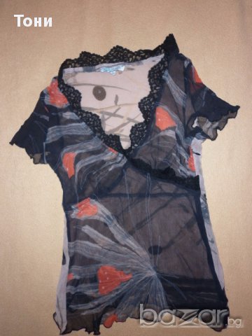 Блуза с къс ръкав  Gaudi, снимка 3 - Корсети, бюстиета, топове - 15908328