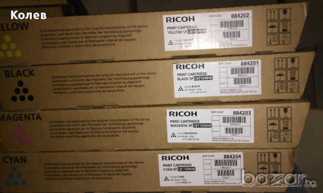 Тонер и тонер касети за Ricoh , снимка 1 - Консумативи за принтери - 16750255