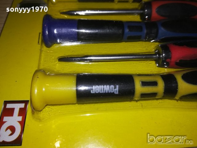 отвертки 5бр-часовникарски/gsm-за финни техники, снимка 17 - Отвертки - 20806325