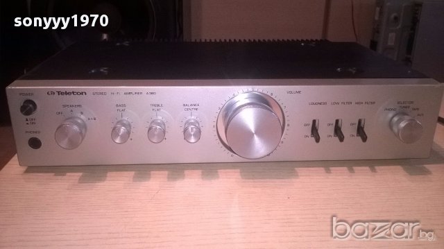 поръчан-teleton a-380s hi-fi amplifier-made in japan-внос швеицария, снимка 3 - Ресийвъри, усилватели, смесителни пултове - 16160809