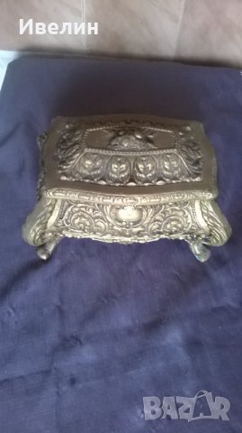 стара барокова кутия за бижута, снимка 2 - Антикварни и старинни предмети - 23809276