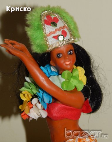 1960 г. гумена кукла хавайка, снимка 6 - Колекции - 15068666