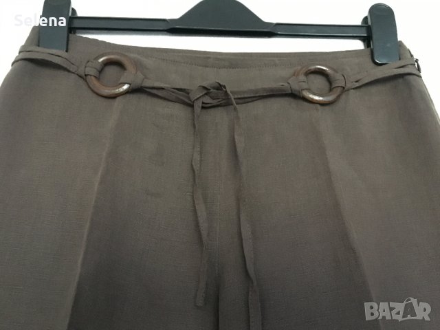 Кафяв летен панталон, снимка 3 - Панталони - 9049876