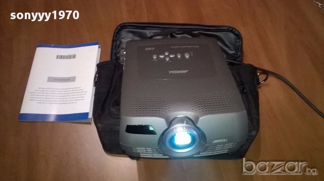 ask-Multimedia projector c 60-made in norway-внос швеицария, снимка 1 - Плейъри, домашно кино, прожектори - 14247901