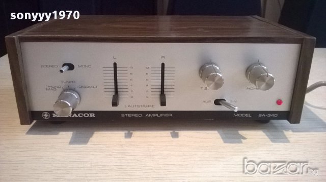 monacor model sa-340-amplifier-japan-внос швеицария, снимка 4 - Ресийвъри, усилватели, смесителни пултове - 12789010