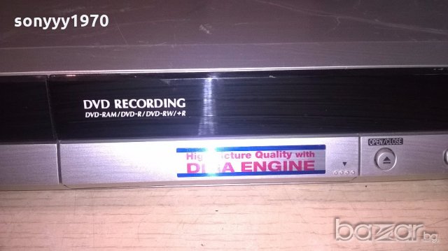 поръчано-panasonic dmr-es10 dvd recorder-за ремонт, снимка 7 - Ресийвъри, усилватели, смесителни пултове - 18414537