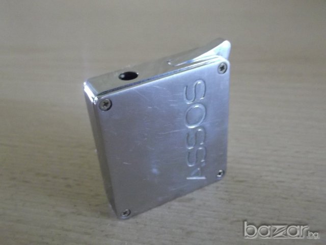 № 1636  стара метална запалка Асос, снимка 2 - Други ценни предмети - 7242321