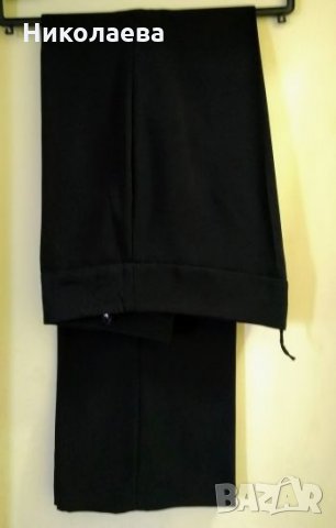 Елегантен черен панталон,L/Xl, снимка 3 - Панталони - 24848037