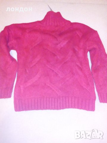 Плетен /машинно/пуловер от Англия на Bohoo 60, снимка 2 - Блузи с дълъг ръкав и пуловери - 24604925