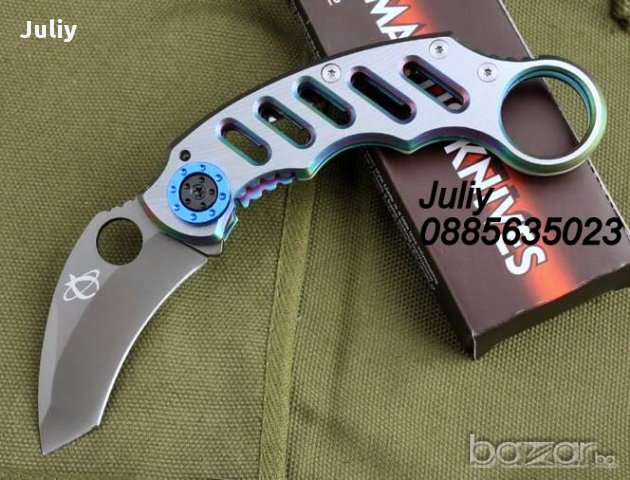 Сгъваем нож Mantis  Karambit  MK-2 , снимка 12 - Ножове - 10266752