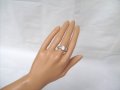 Старинен Сребърен Пръстен с Голям Първокачествен циркон, снимка 8